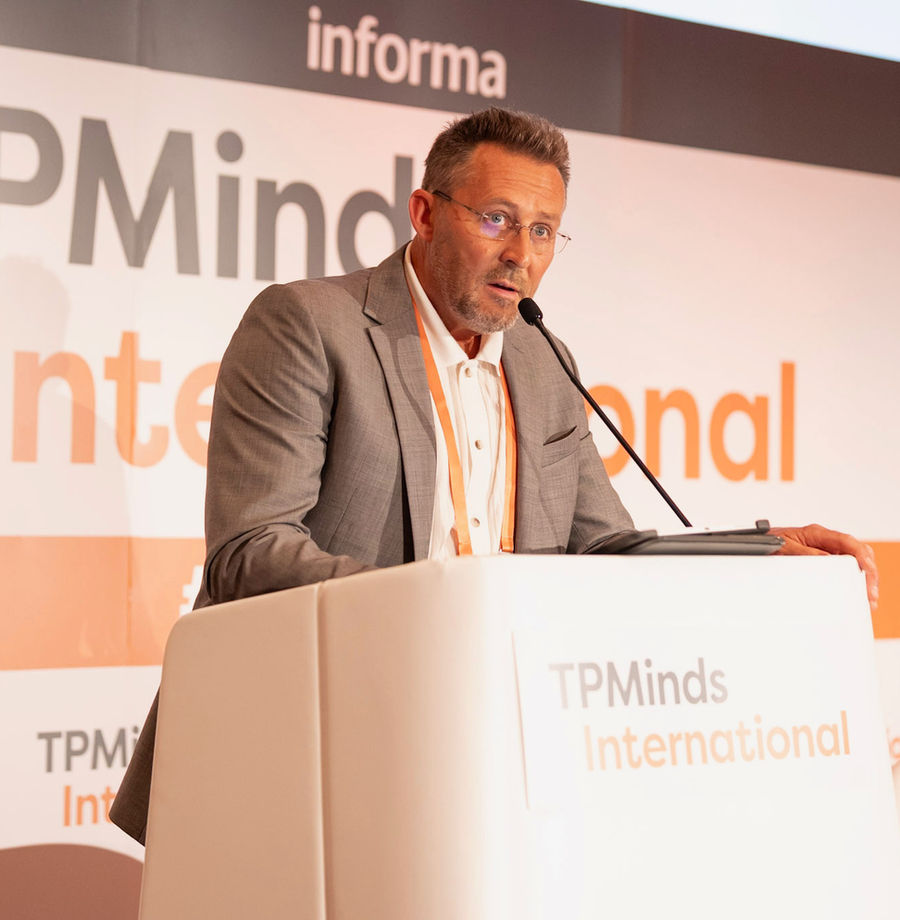 Steve Cullimore presenting at TPMinds International